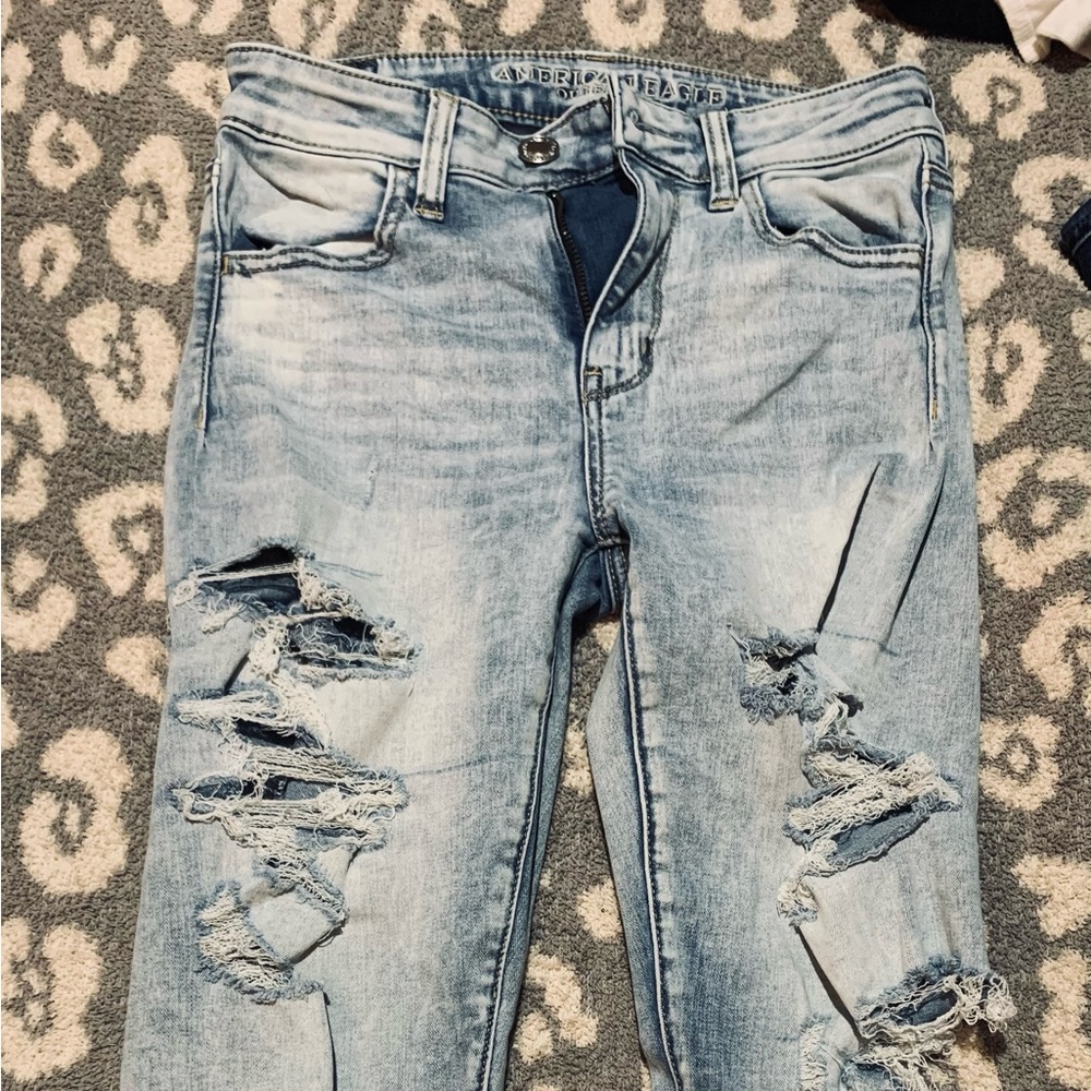 American Eagle size 4 super stretch